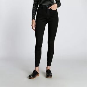Everlane Skinny Jean Black The Way High Women Regular Stretch 5 Pocket N…
